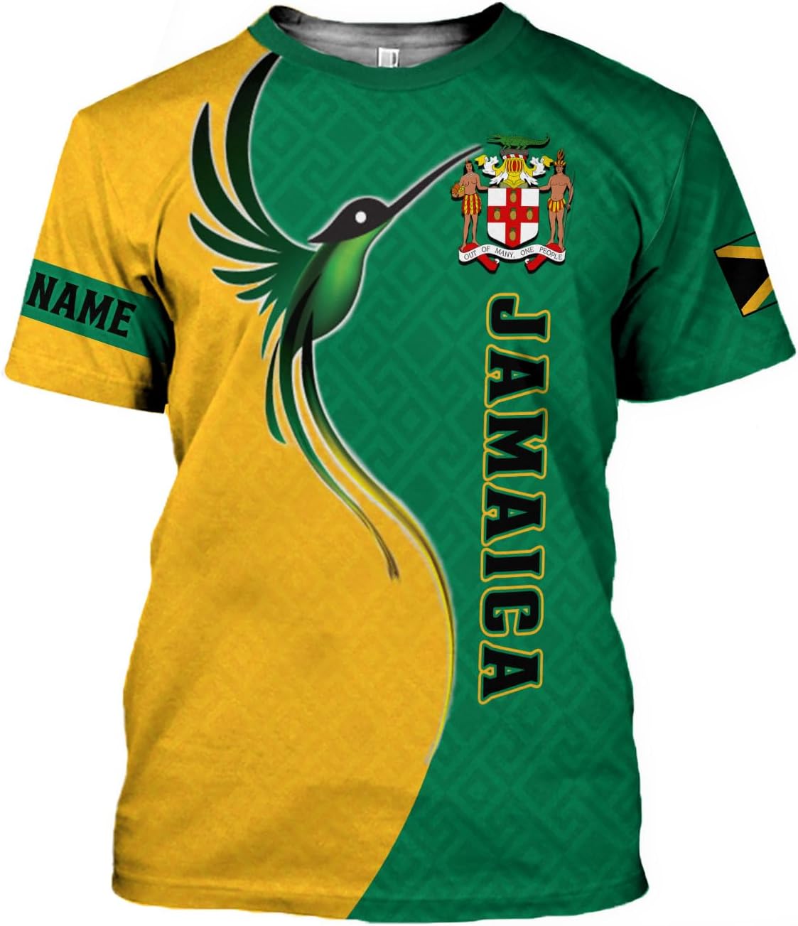 Leprints Personalized Jamaica Hoodie Camisa Jamaica Hoodies Jamaica Sweaters Shirts Men & Women Jamaican Pride Shirt Gifts