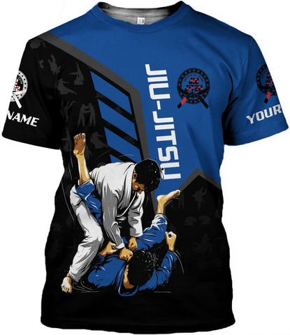 Personalized Jiu Jitsu 3D Shirts for Men, Women, Kids & Teens, Unisex, HD297