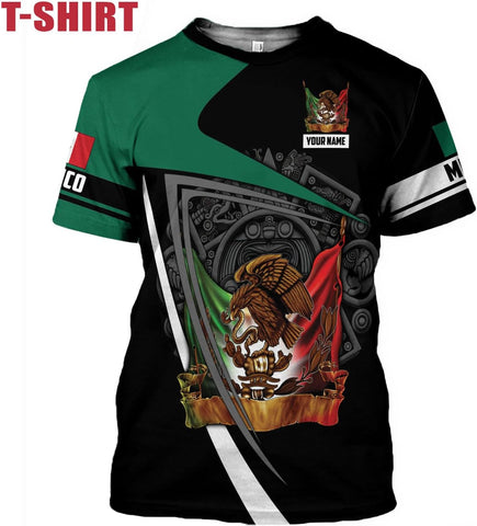 Mostefy Personalized Name Mexican Shirts for Men 3D, Customized Mexico Shirts for Men, Mexico Shirts for Women Mexico Shirt1