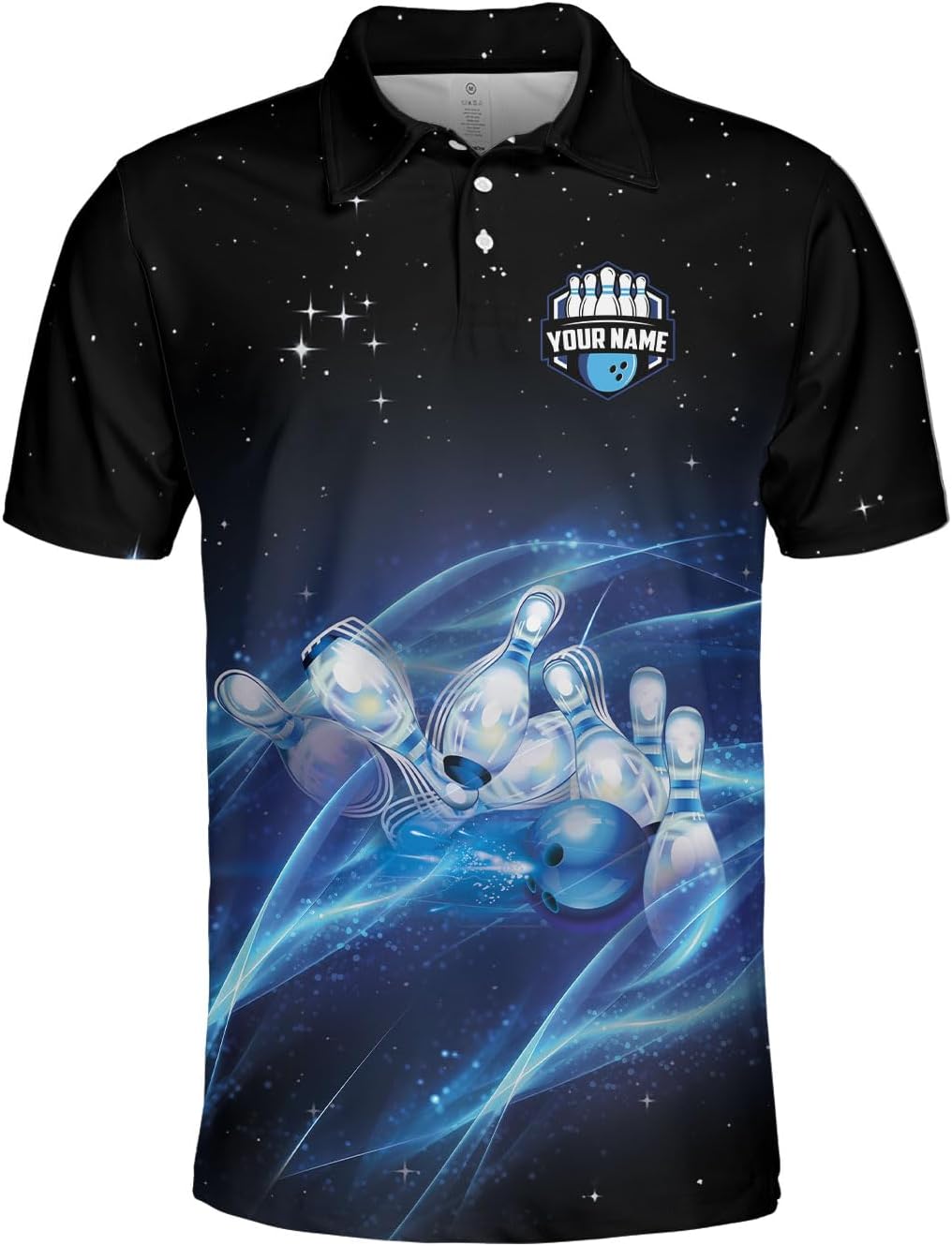 Personalized Bowling Shirts for Men, Men's Bowling Polo Shirts Short Sleeve, Bowling Team Shirts for Men and Women