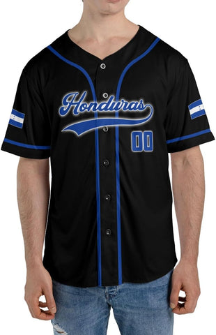 AOVL Personalized Honduras Baseball Jersey Shirt, Honduras Jersey for Men and Women, Jersey Honduras, Camisa Honduras Hombre