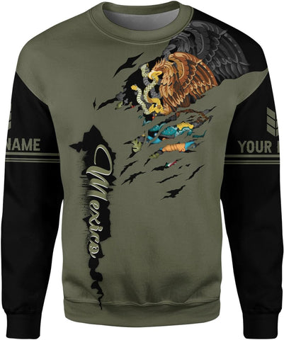 Personalized Name Mexican Shirts for Men, Customized Mexico Shirts for Men, Mexico Shirts for Women Mexico Shirt Eagle Flag