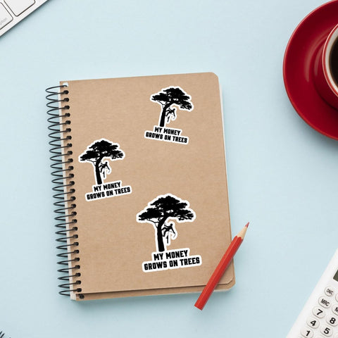 3 Pcs My Money Grows On Trees Stickers Funny Arborist Climber Logger Clearance Trimmer Lumberjack Chainsaw My Money Grow On Tree Stickers Laptop Bottle Phone Car Helmet Hard Hat Funny Gifts 3"x3"