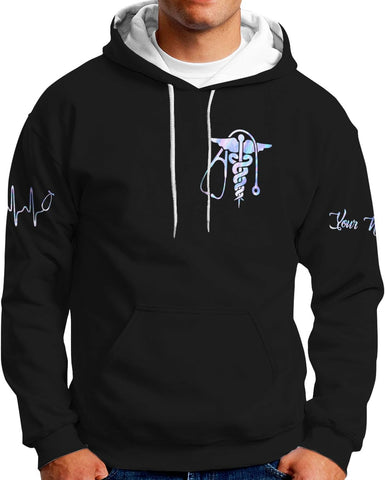 MoonArt Personalized Name Nurse Shirt Nurse Gifts Nurse Graduation Gift Funny Nurse T-Shirt Gift Nursing Emergency Shirts