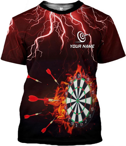 Personalized Darts T- Shirts, Dartboard Shirts, Darts 3D Sweatshirt, Hoodies Gift, Dart Shirts for Team, Dart League