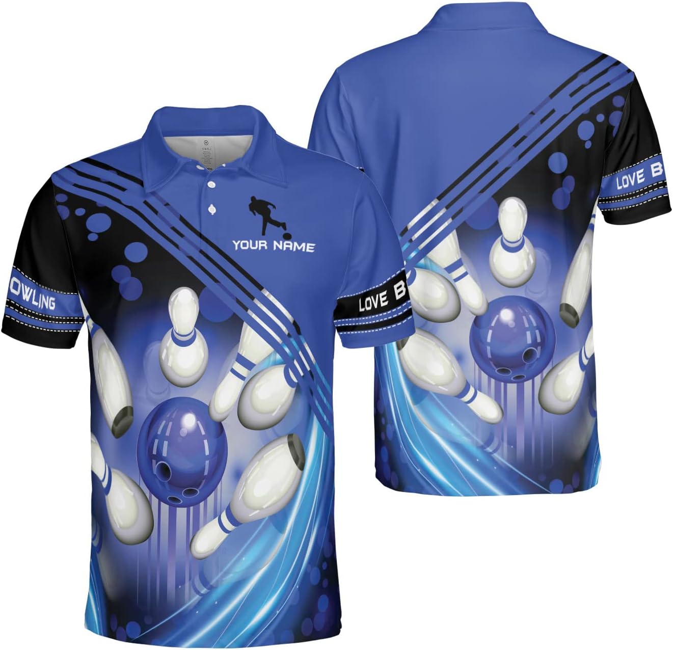 Custom Bowling Shirts, Personalized Name Bowling Shirts Unisex, Bowling Jerseys for Men & Women, Team Bowling Shirt Gift