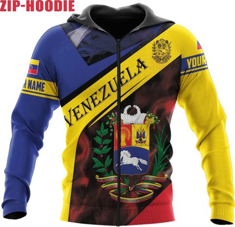 Personalized Name Venezuela Shirt, Flag Venezuelan Pride Roots T-Shirt, Sweatshirt, Zip Hoodies Gift for Men and Women