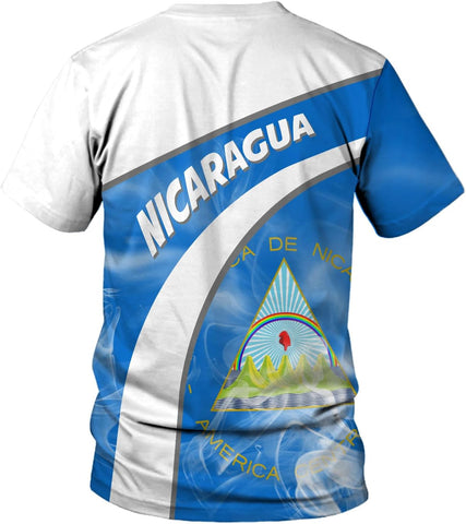 Personalized Nicaragua Shirt Custom Nicaragua Flag Lion Shirt for Men & Women Nicaraguan Camisas T-Shirt, Nicaragua tshirt