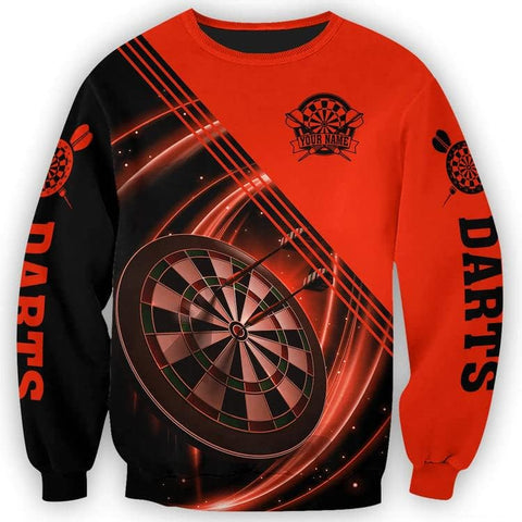 Personalized 3D Dart Shirts for Men, Dart Tshirts for Team, Dart League T-Shirt, Dart Gift, Graphic Darts Print Short Sleeve