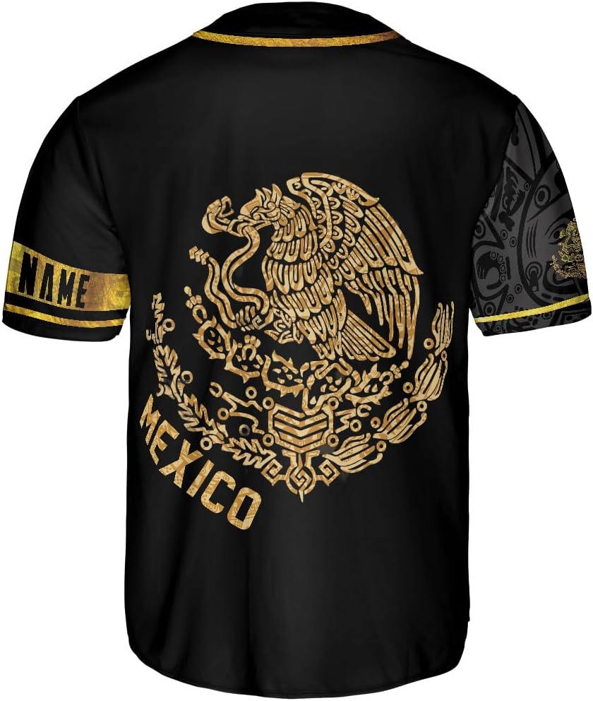 Royal Fight Personalised Mexico Baseball Jersey, Custom Name Number for Men Women Mexico Baseball Jersey Mexicano Shirt S-5XL