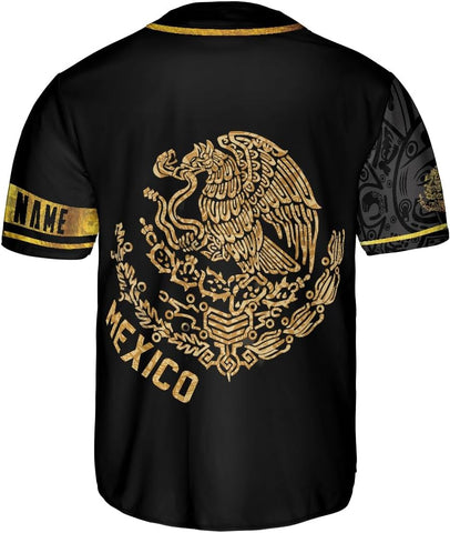 Royal Fight Personalised Mexico Baseball Jersey, Custom Name Number for Men Women Mexico Baseball Jersey Mexicano Shirt S-5XL