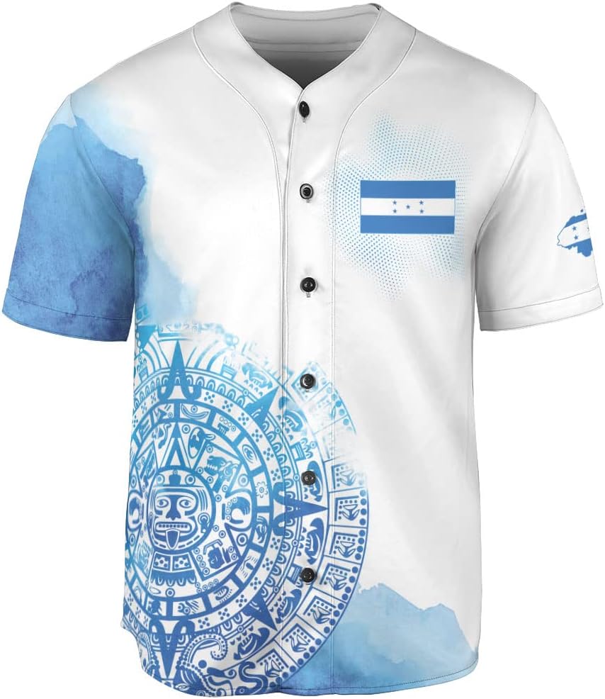 AOVL Personalized Honduras Baseball Jersey Shirt, Honduras Jersey for Men and Women, Jersey Honduras, Camisa Honduras Hombre