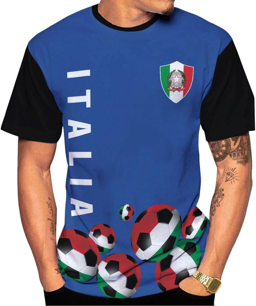 Parvii Personalized Italian Shirt, Italian Shirts for Men & Women, Italia T Shirts, Italy Tshirt, Italian Flag Shirt Gift