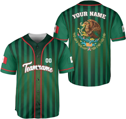 Personalized Name Mexico Jersey for Men and Women, Jersey Mexico Shirt 3D, Mexico Soccer Shirt, Mexican Jersey