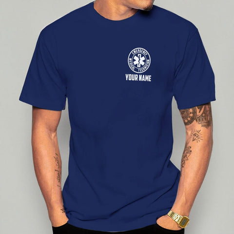 Mostefy Personalized EMT Shirt, EMS Shirt, Customized EMS Shirts,EMT Paramedic Uniform Emergency Medical Technician Shirts