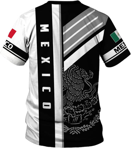 Mostprints Personalized Name Mexican Shirts for Men 3D, Customized Mexico Shirts for Men, Mexico Shirts for Women Mexico Shirt