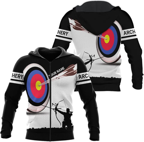 Personalized Men's Archery Shirts, Custom Name & Team Name Jerseys, S-5XL Polo Shirts