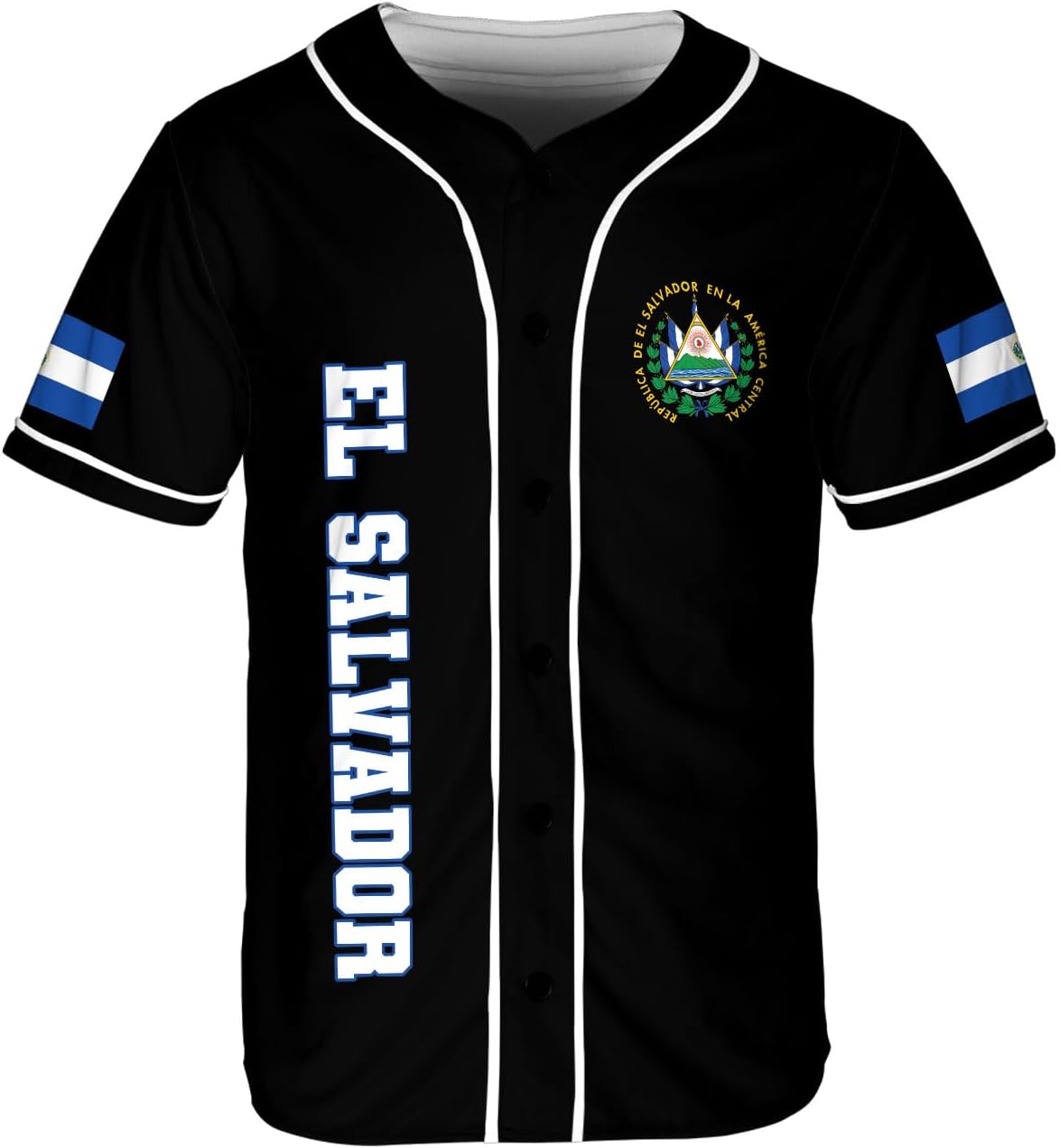 Parvii Personalized El Salvador Baseball Jersey - Proud El Salvador Shirt for Men
