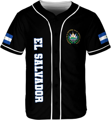 Parvii Personalized El Salvador Baseball Jersey - Proud El Salvador Shirt for Men