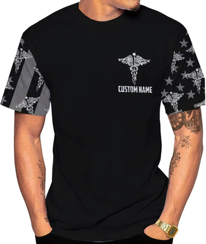 Vybonz Personalized Name Nurse Shirt, Nurse Gifts, Nurse Graduation Gifts, Funny Nurse T-Shirt Gift, Nursing Emergency Shirts