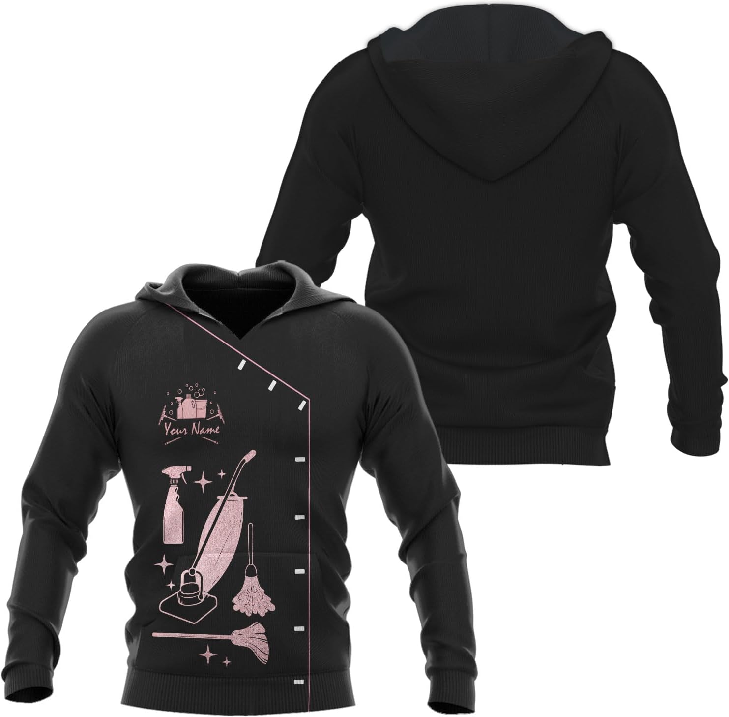 Personalized Housekeeping Shirt 3D All Print Cleaning Service Tshirt Gifts for Housekeeper, House Cleaning Uniforms for Women