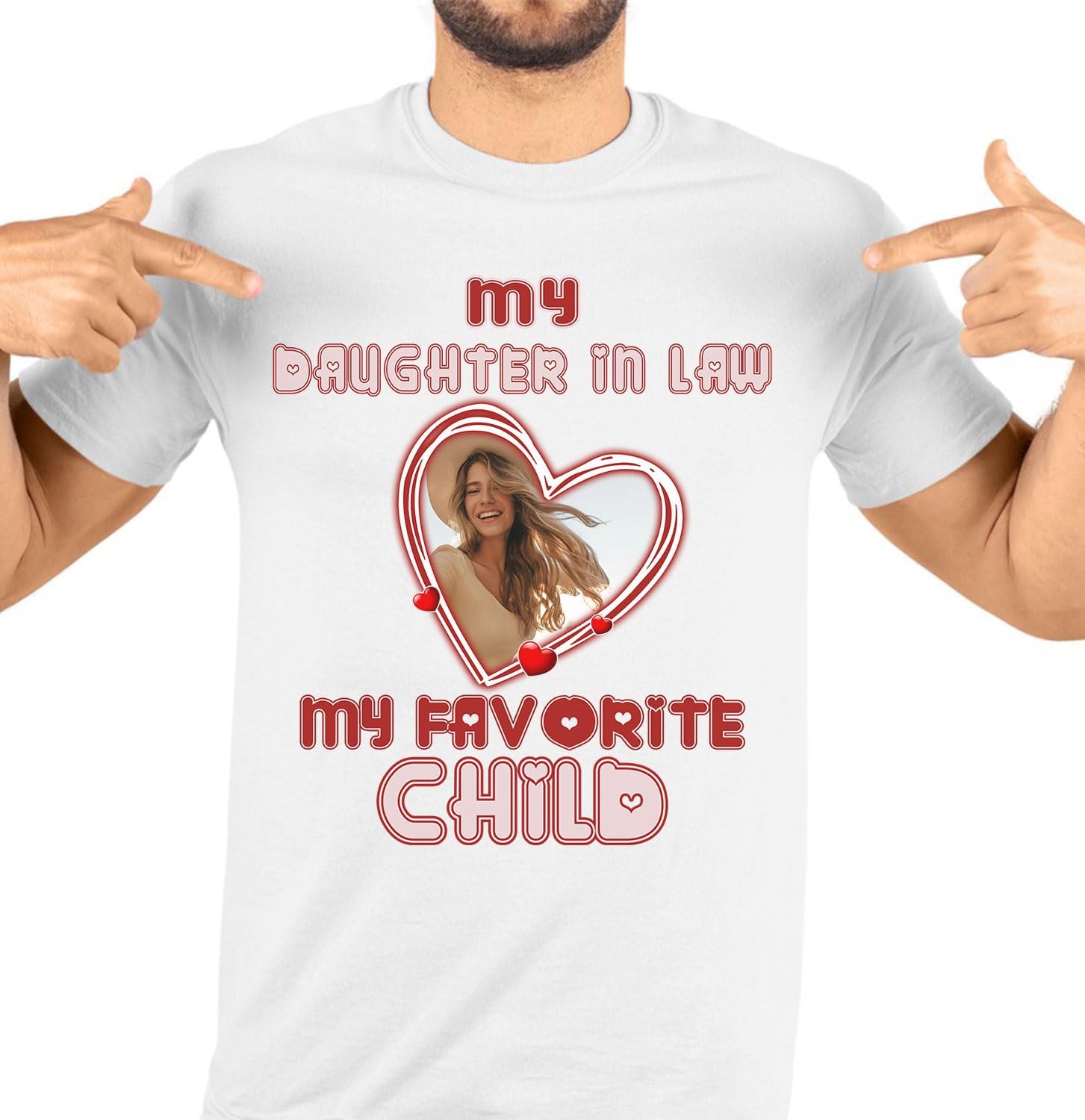Mostprints Personalized My Daughter in Law is My Favorite Child Shirt, Daughter in Law Tshirt favorite child is my Daughter