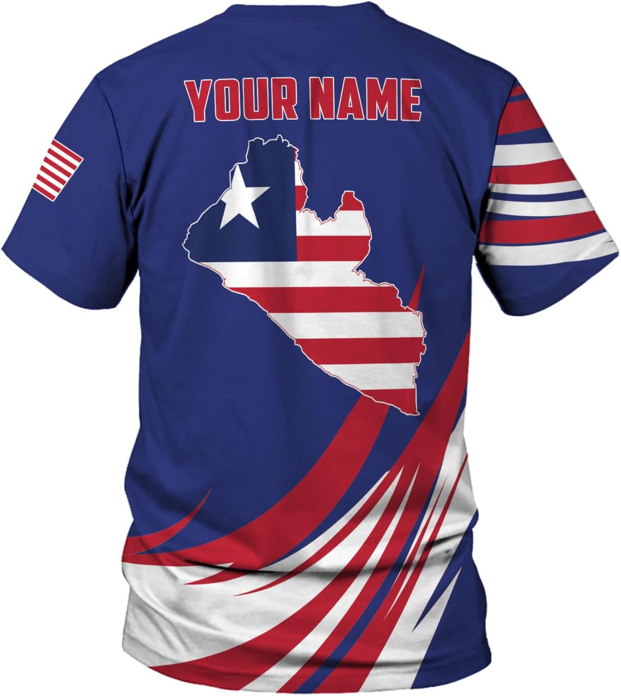 Royal Fight Personalized Liberia Shirts Liberian Pride Flag Shirt Liberia Flag Shirts Liberia Flag Gift T-Shirt for Men Women