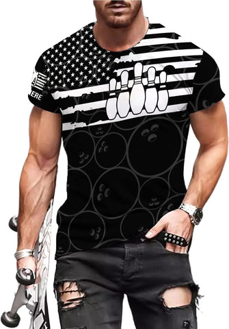 LightHuy Personalized Bowling Shirts for Men and Women 3D, Bowling Shirts with Name, Custom Bowling Shirts Gift for Bowling Lover2