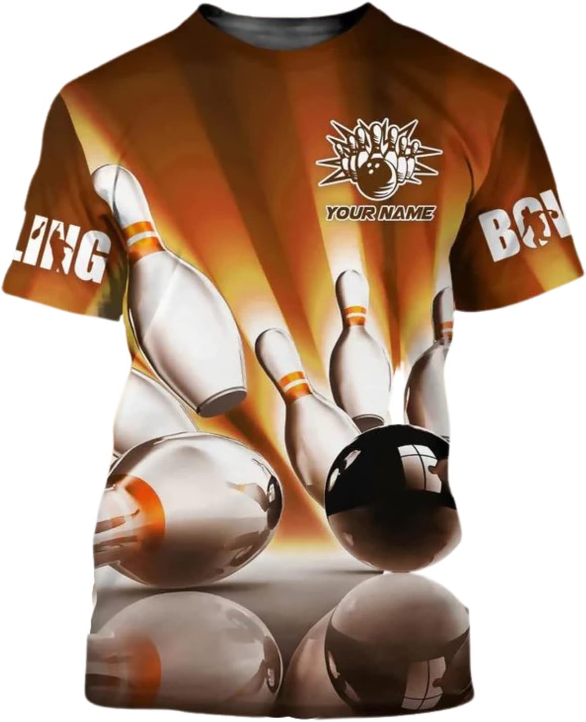 Personalized Bowling Shirts for Men and Women 3D, Bowling Shirts with Name, Custom Bowling Shirts Gift for Bowling Lover2