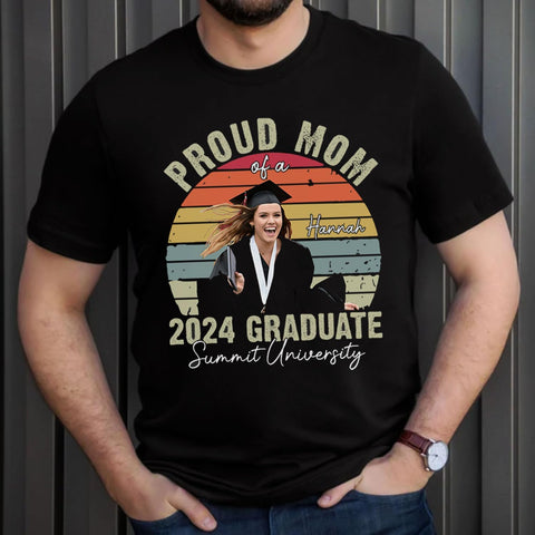 Personalized Graduation 2024 Shirt Proud Family of A Class of 2024 Graduate Class of 2024 Senior Class of 2024 Class of 2024