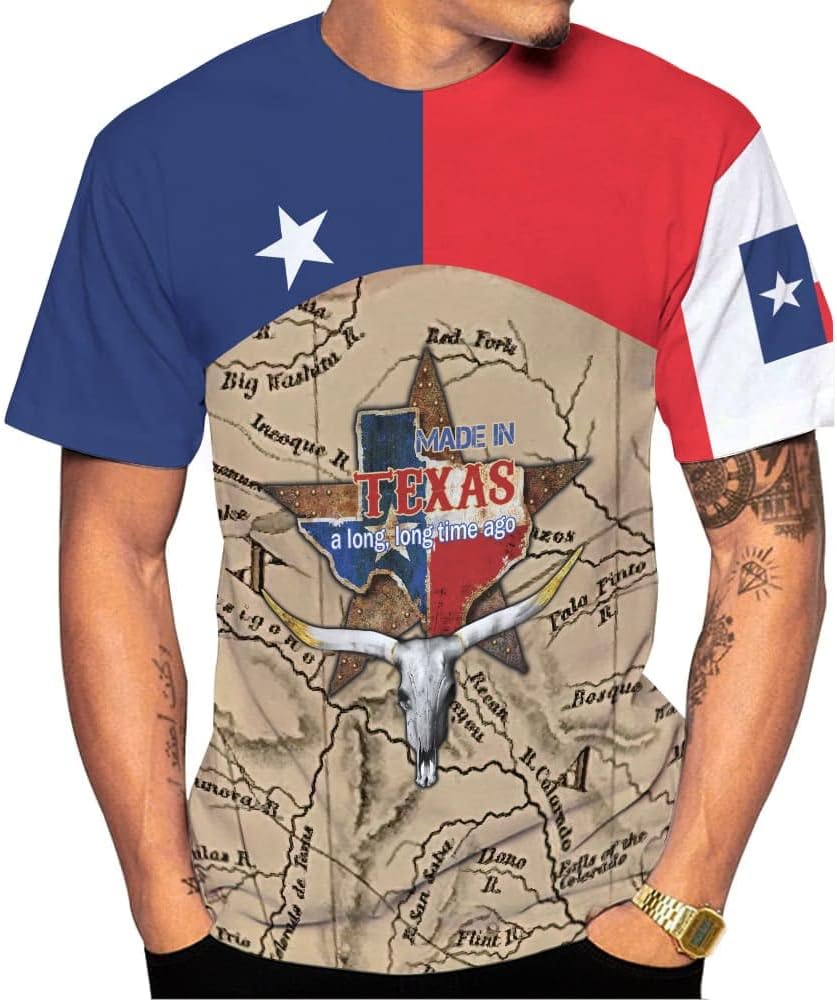 Mostprints Personalized Name Texas Flag and Map Dont Mess with Texas Shirts 3D Unisex Shirt for Men Women Adult Size S-5XL