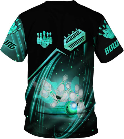 Intenprints Personalized Bowling Shirt Custom Bowling Shirts Bowling Gift Bowling Shirts for Women & Men Bowling Shirt Team