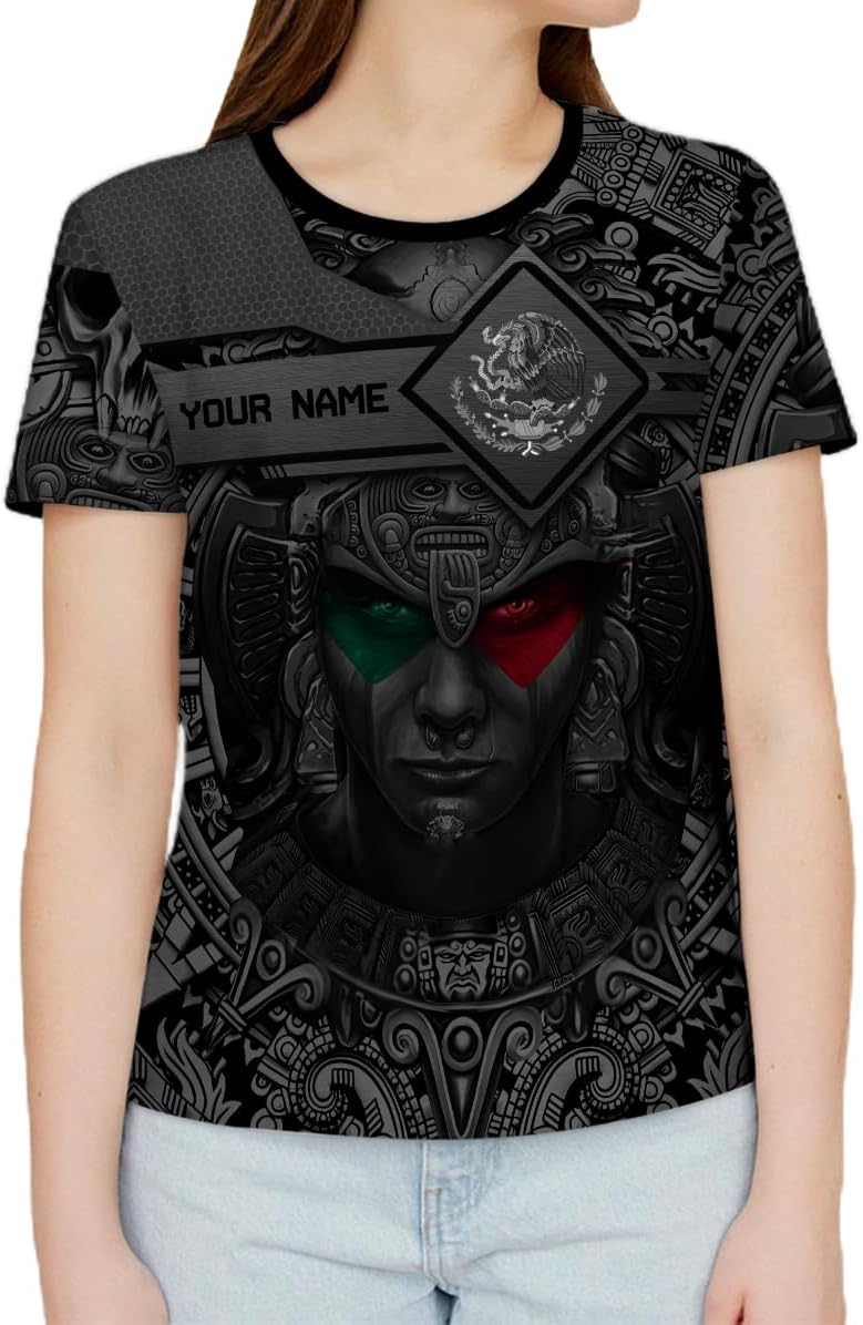 Mostefy Personalized Name Mexican Shirts for Men 3D, Customized Mexico Shirts for Men, Mexico Shirts for Women Mexico Shirt