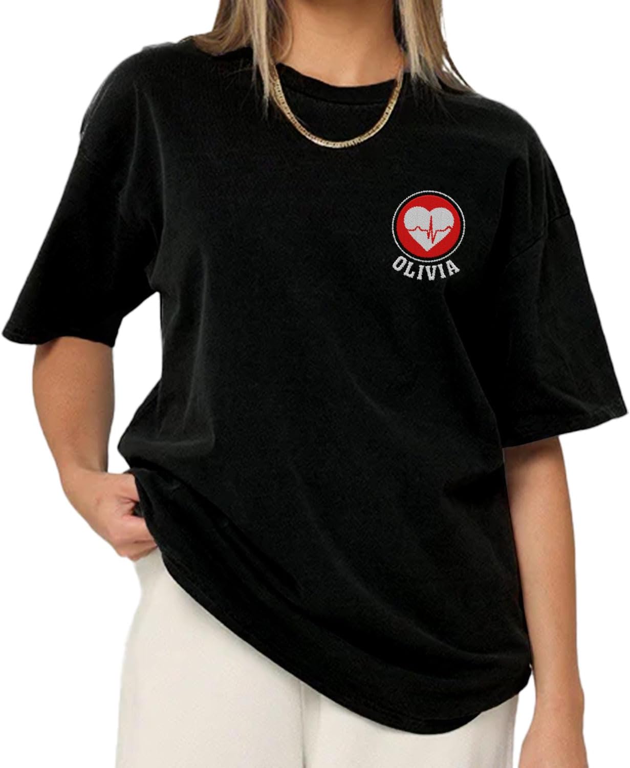 Leeprints Custom Emergency Department Embroidered Sweatshirt, Er Nurse Shirt, Emergency Nurse Hoodie, Rn Shirt Gifts