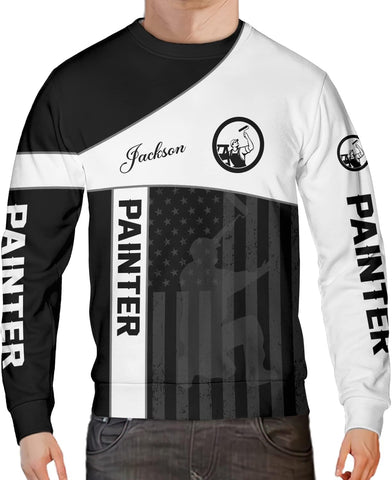 Personalized Name Painter Unisex Shirts 3D All Over Printed Sportwear Hoodie, TShirt, Zip Hoodie, Sweatshirt For Men Women