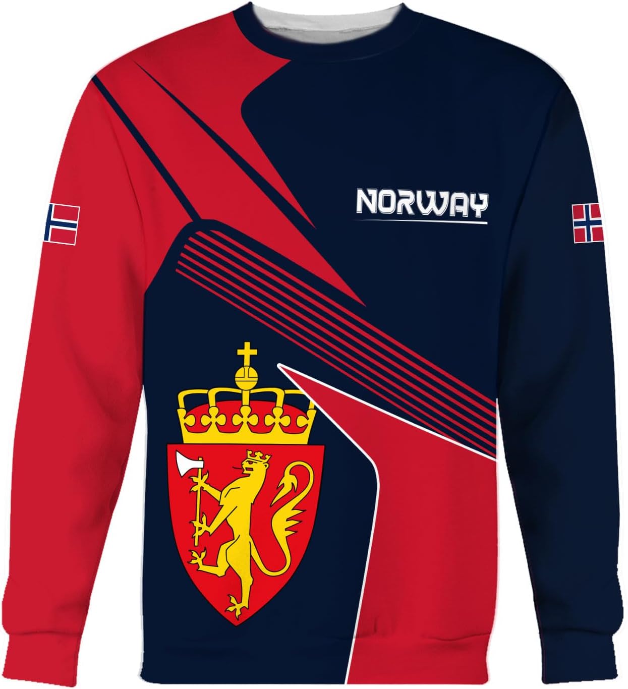 Riveprints Personalized Norway Shirts, Norway Flag Pride T-Shirt, Norwegian Shirt for Men, Norway Short Sleeves T-Shirt S-5XL