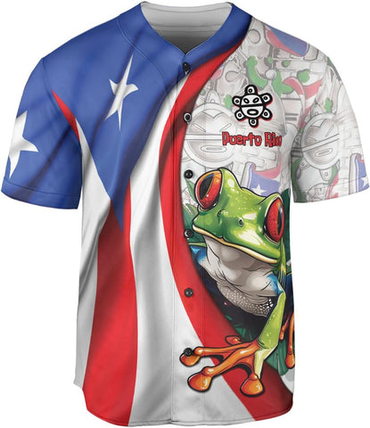 Personalized Puerto Rico Baseball Shirt,Customized Team Name Puerto Rican Baseball Jersey for Men,Women S-5XL
