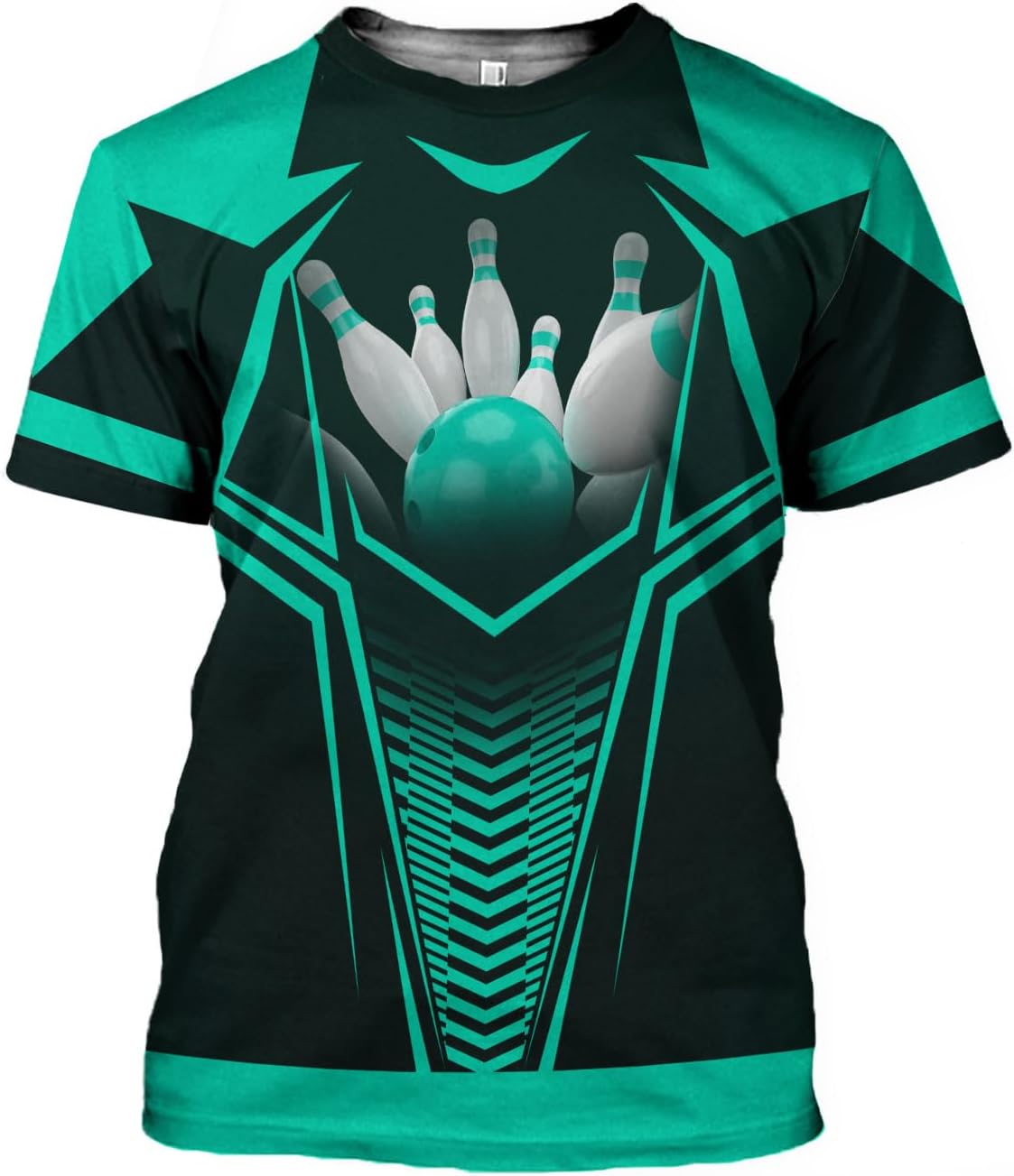 Pretyprints Personalized Bowling Shirt - Custom Bowling Gift for Women & Men