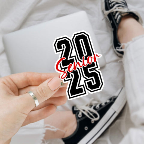 3Pcs Senior Graduate 2025 Stickers, Senior Sticker 2025 Decorations, Graduation 2025, 2025 Senior Stickers Decals for Laptop Water Bottle Phone Case Car Window Helmet Vinyl Stickers 3"x3"