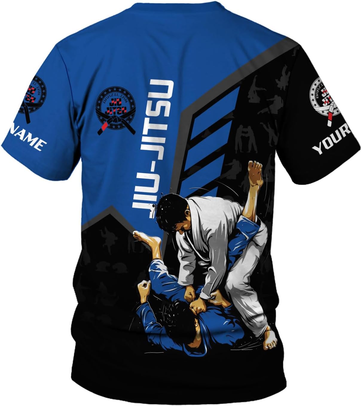 Personalized Jiu Jitsu 3D Shirts for Men, Women, Kids & Teens, Unisex, HD297