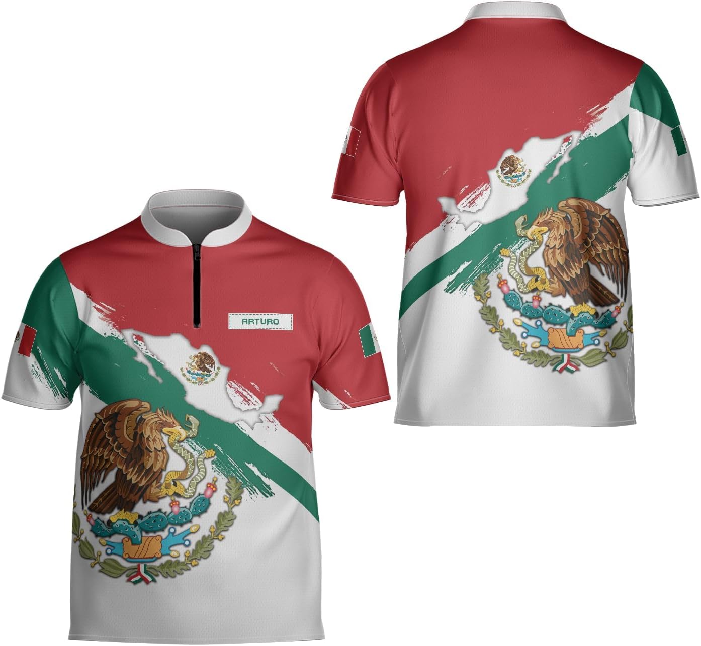 Mostprints Personalized Name Mexican Jersey Shirts for Men, Customized Mexico Shirts for Men, Mexico Shirts for Men, Women1