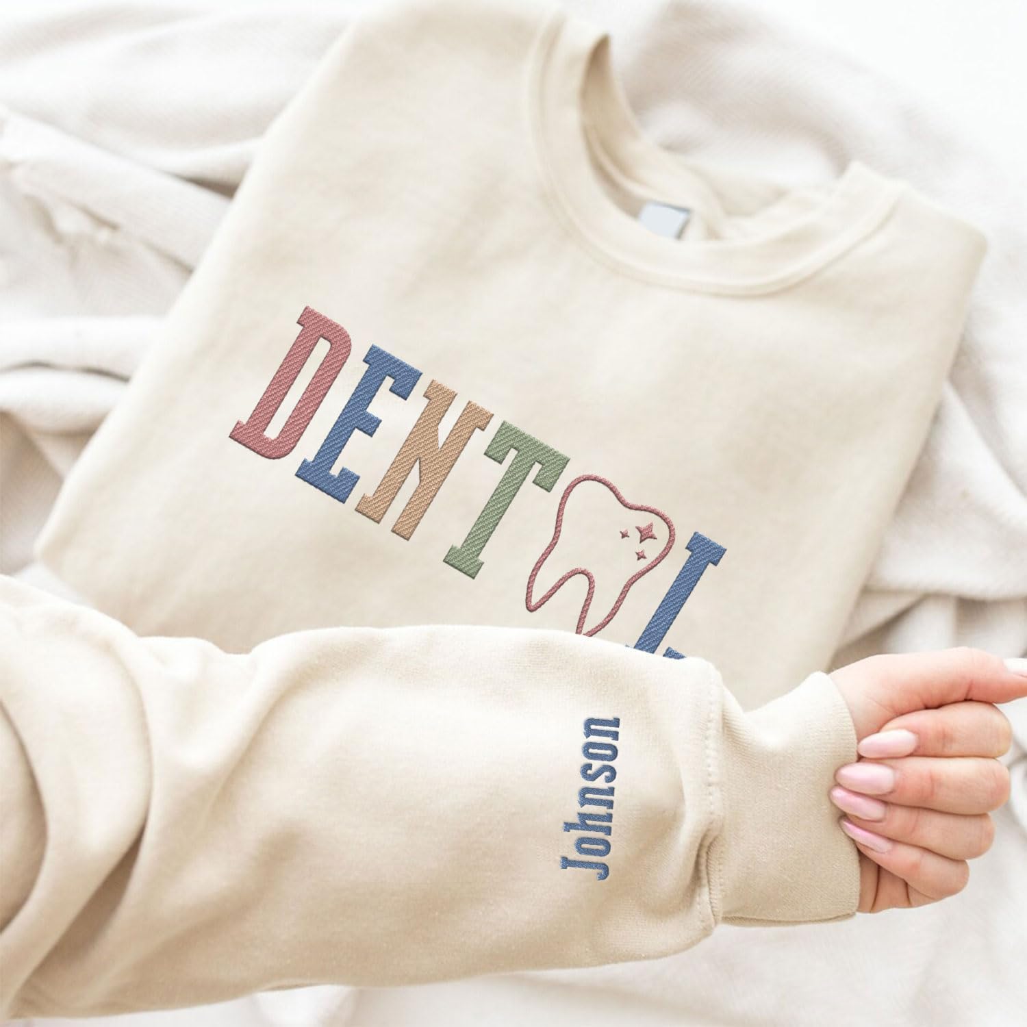 Custom Dental Sweatshirt, Dental Sweatshirts for Women, Dental Hygienist Assistant Sweatshirt, Dental Student Shirts Hoodies