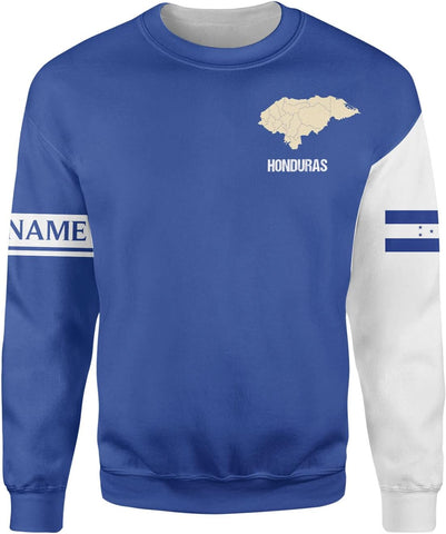HomeDesign Personalized Honduras Hoodie Camisa Honduras Hoodies Honduras Sweaters Shirts Men & Women Honduran Pride Shirt