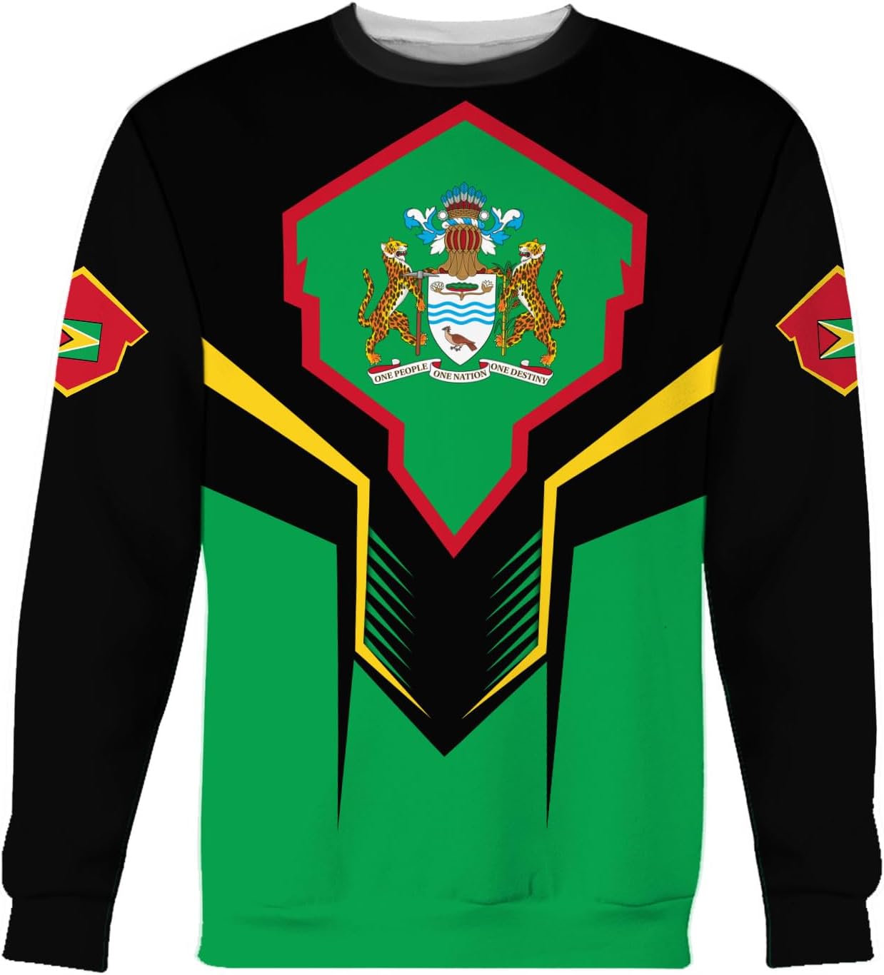 Parvii Personalized Guyana Shirts, Guyana Pride Tshirt, Guyanese Guyana Flag Shirt, Guyana Shirt for Men & Women, Guyana Gift