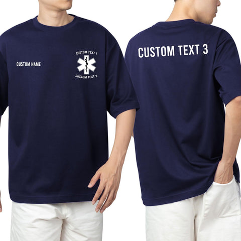 Custom EMT EMS Embroidered Sweatshirt Hoodie Personalized Paramedic Uniform Emergency Medical Technician Shirts Men Women