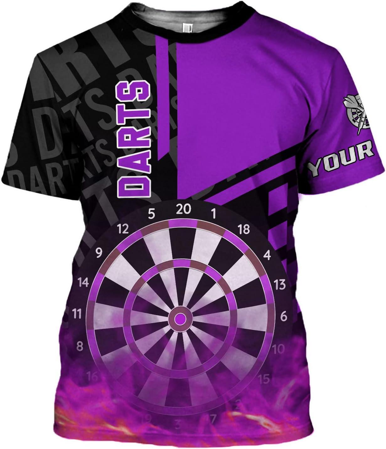 mostprints Personalized Dart Shirts, Darts Shirts for Men, Dart Jerseys for Teams, Dartboard Players Shirt Darts Board Gift