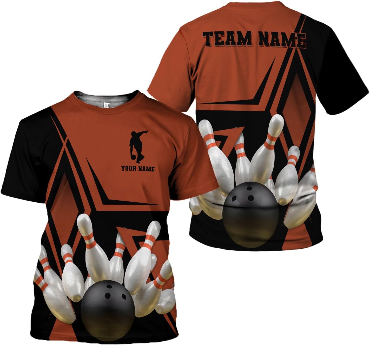 Custom Bowling Shirts, Personalized Name Bowling Shirts Unisex, Bowling Jerseys for Men & Women, Team Bowling Shirt Gift