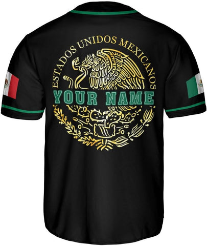 Mostprints Custom Mexico Baseball Jerseys Mexican Eagle & Flag Shirt for Teams, Mexico Shirts for Men & Women Size S-5XL