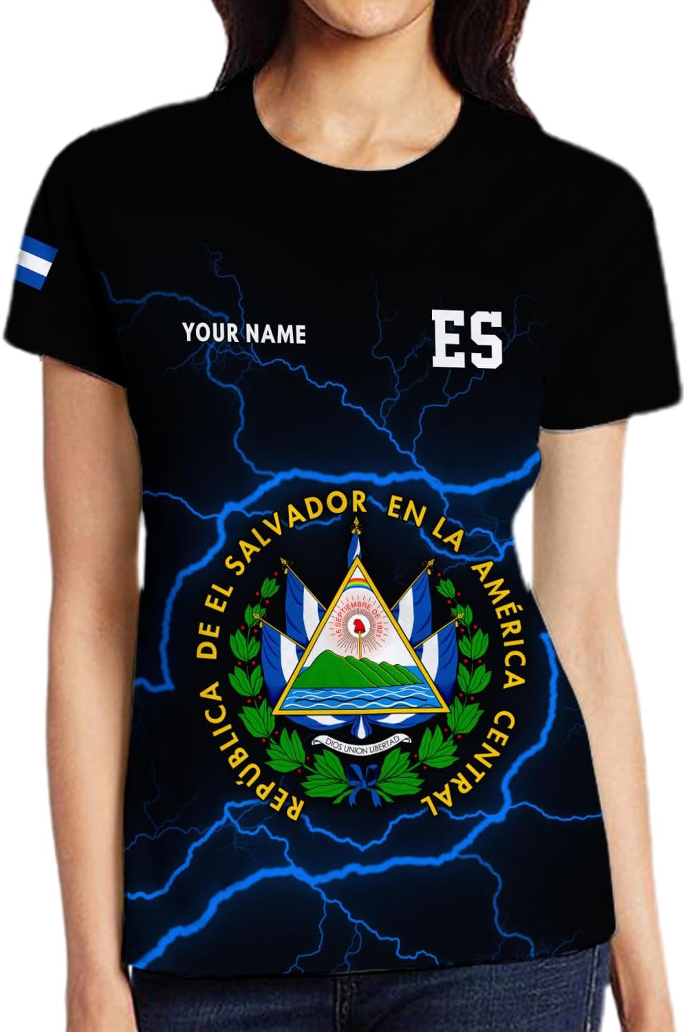 Personalized El Salvador Shirt Custom Camiseta de El Salvador Flag Shirt Men, Women Salvadorans Pride El Salvadoreña Gift