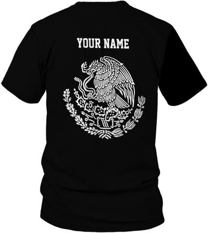 RoyalBro Personalized Mexico Shirt, Camisas de Mexico Customized Mexican Shirts Mexican Flag Mexico 3D Shirt for Men Women
